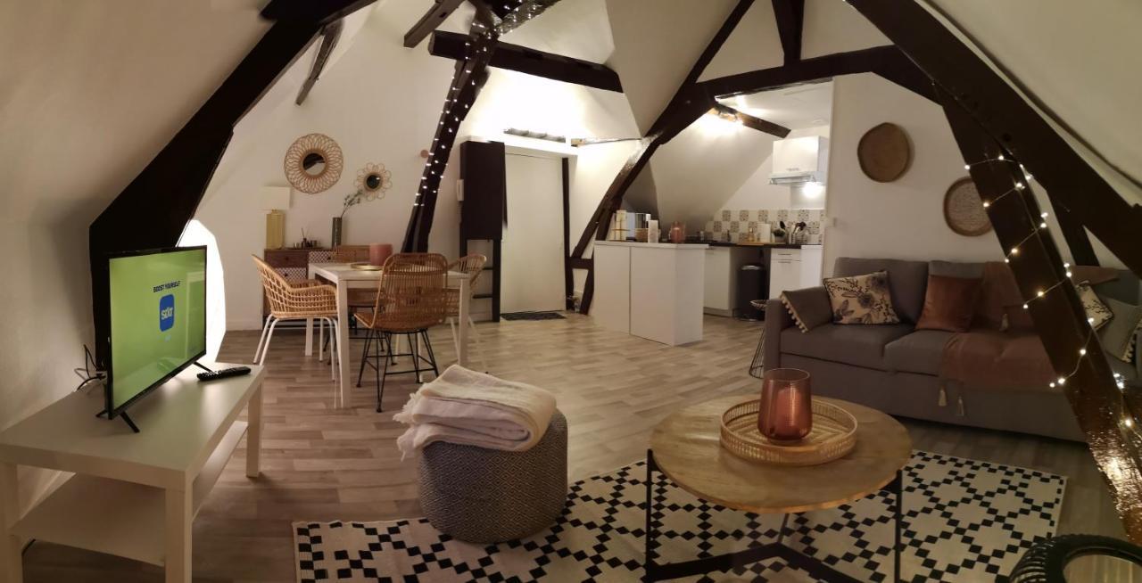 Apartament Logement Cosy Renove Au Pied De La Cathedrale Avec Climatisation Reims Zewnętrze zdjęcie